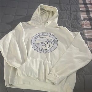 Sanibel Island Florida Cream Hoodie